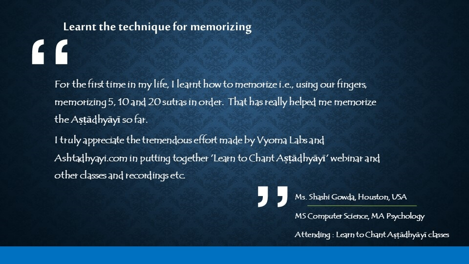 Testimonials of Vyoma e-learning inc